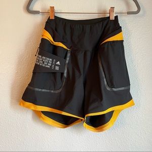 Adidas Womens Training Shorts HEAT.RDY Black & Yellow